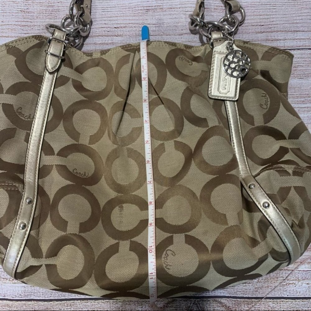 Coach Alexandra Outline Opt Art Tote Bag - Picture 12 of 15